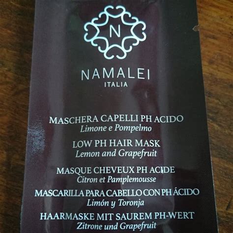 Namalei Italia Maschera Capelli Ph Acido Limone E Pompelmo Review