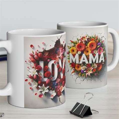 Personalized Mothers Day Mug Mothers Day T Custom Mom T 3d