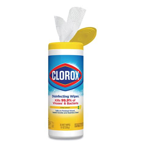 Clorox Disinfecting Wipes 7x8 Fresh Scent Citrus Blend 35 Canister 3 Pk 5 Packs Ct