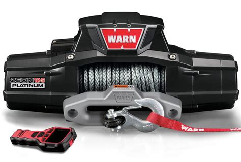 Warn Zeon 12s Platinum 95960 Synthetic Rope Winch 12000 Pound