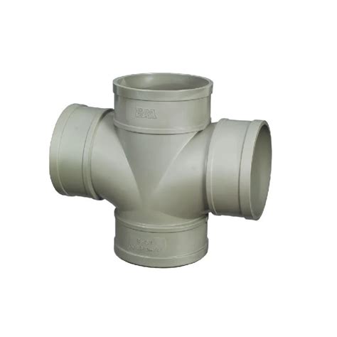 Era UPVC PVC Plastic Drainage Fittings Plane Cross Drainage Fitting