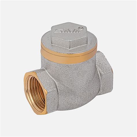 Silver Golden 4 Inch Heavy Brass Check Valve At Best Price In Jamnagar