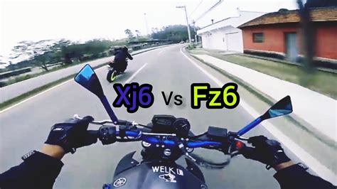 Xj6 Vs Fz6 Youtube