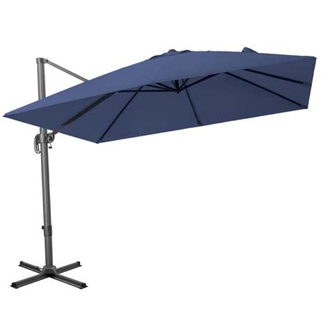 10 FT Square Patio Cantilever Umbrella Patio Furniture at Lowes.com