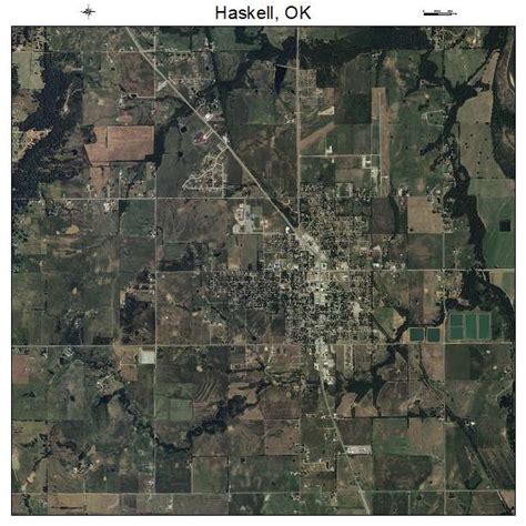 Aerial Photography Map of Haskell, OK Oklahoma