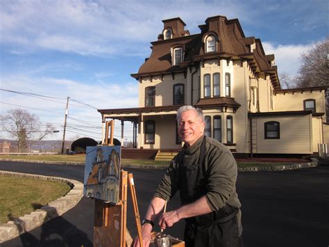 Philip Koch Painting The House Edward Hopper Used As A Source For His