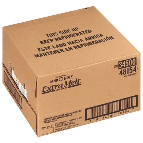 Land O Lakes Extra Melt American Cheese Loaf White Land O Lakes