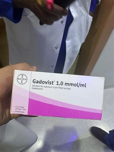 Gadovist 1mm0l Ml Syringe 7.5 Ml, 16G, 5 X 7.5Ml at Rs 2700/box in ...