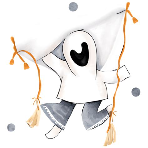 Ghost With A Sheet Over Its Head · Creative Fabrica