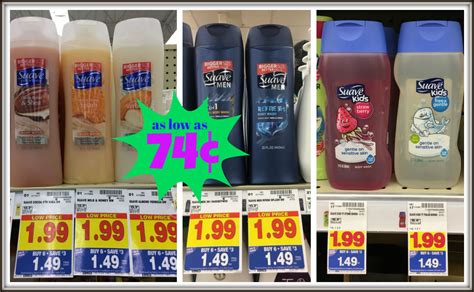 Suave Body Wash as low as $0.74 with Kroger Mega Event!! - Kroger Krazy