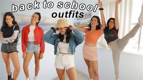 11 Outfits for School *when you have nothing to wear* - YouTube