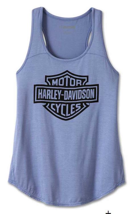 Harley Davidson® Womens Vanquisher Racerback Sleeveless Tank Blue 96731 23vw Wisconsin