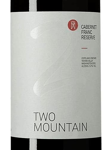 Two Mountain Copeland Vineyard Cabernet Franc Reserve Vivino US