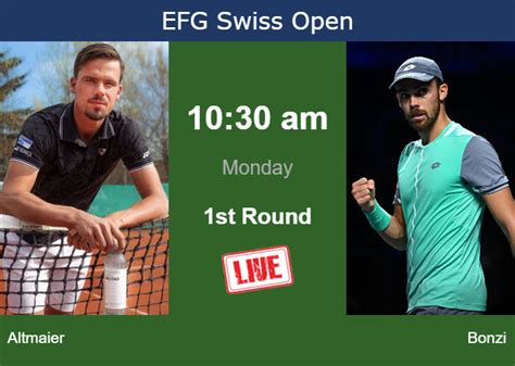 How To Watch Altmaier Vs Bonzi On Live Streaming In Gstaad On Monday