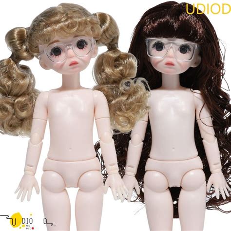 UDIOD BJD Movable Joint Doll Body Beautiful Kawaii Nude Ball Jointed Doll Princess Toy