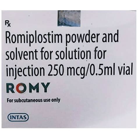 Romy Injection Ml Price Uses Side Effects Composition Apollo