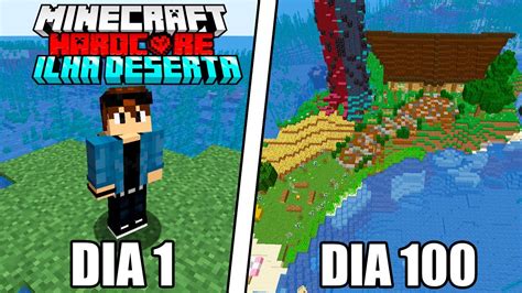 Sobrevivi Dias Em Uma Ilha Deserta No Minecraft Hardcore O Filme