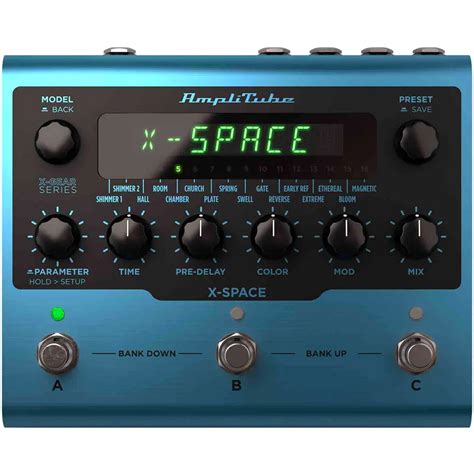 Pedal Para Guitarra Ik Multimedia Amplitube X Space Reverb