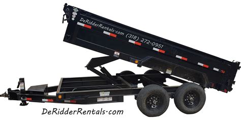 Dump Trailer Rental - 14ft 14,000 LBS GVWR