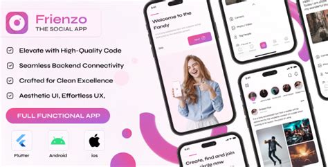 Frenzo Social App Script In Flutter With Admin Panel Code Market