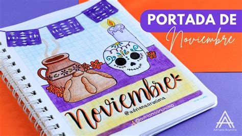 Portada para el mes de noviembre Día de muertos Caratula YouTube