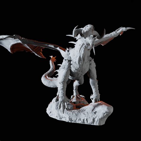 Black Dragon Miniature for D&D Dungeons and Dragons - Etsy