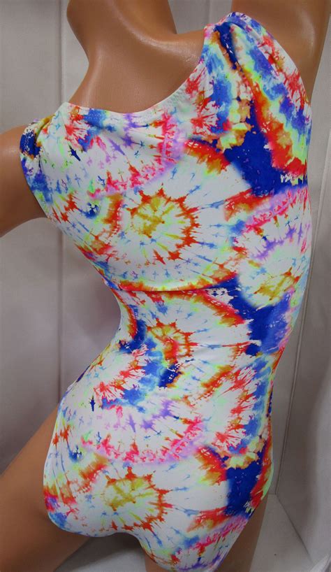 Groovy Tie Dye Flipflop Leos Gymnastics Leotard