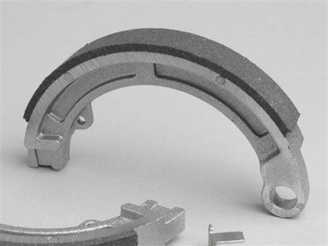 Brake shoes VESPA Ø 125x17mm 8 9 10 front 1 anchor pin Vespa