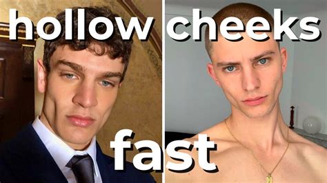 How To Get Hollow Cheeks Fast For The Guys Youtube