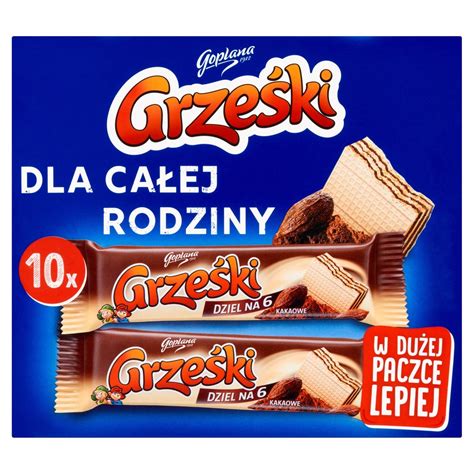 Grze Ki Wafle G X G Wafel Przek Adany Kremem Kakaowym