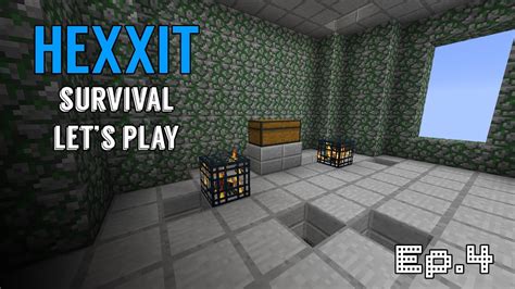 Minecraft Hexxit Survival Let S Play Ep 4 Mob Tower Battle YouTube