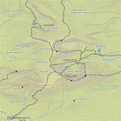 The Appalachian Trail: Maine Map by Eyes Up Adventures | Avenza Maps