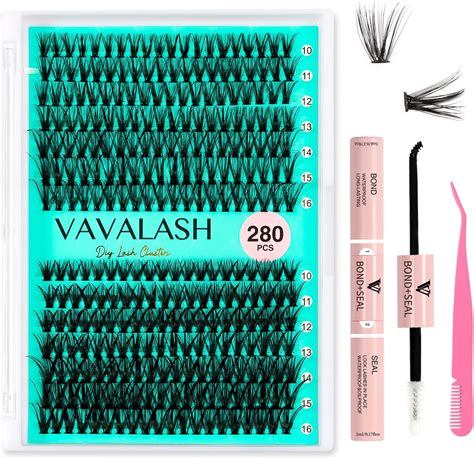 VAVALASH DIY Lash Extension Kit 280 Clusters Individual Lashes Kit 30D