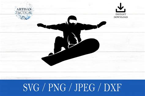 Snowboarder Svg Snowboarding Svg Mountain Svg Png Dxf Jpeg