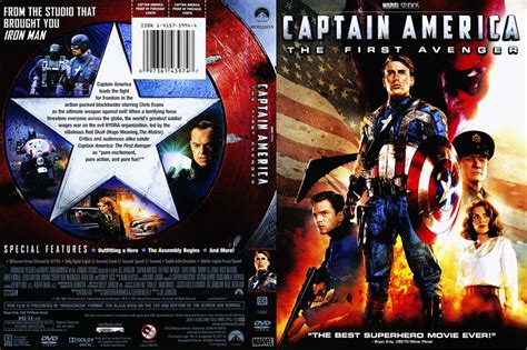 Captain America: The First Avenger (2011) | Movie DVD | DVD Cover, CD Cover, Front Cover