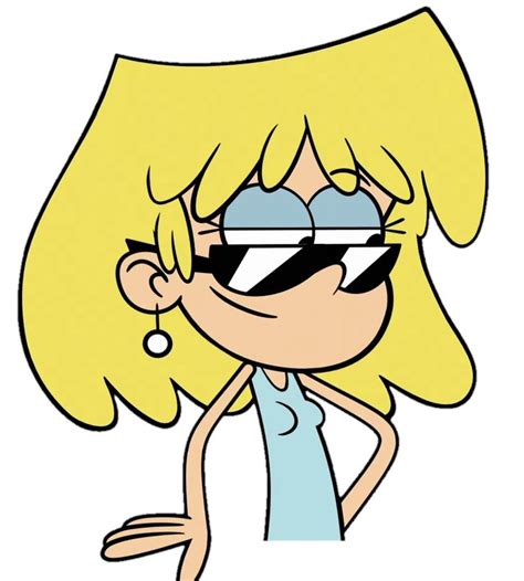 Light Blue Bikini Red Berets Loud House Characters Yellow Hibiscus