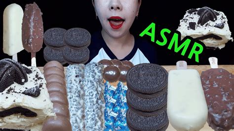 Asmr Oreo Dessert Oreo Cake Ice Cream Chocolate Oreo Cookies 오레오