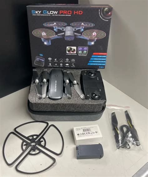 SKY GLOW PRO HD High Performance RC - HD Pro Camera Folding Drone ...