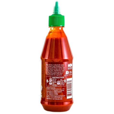 Suree Sriracha Chilli Sauce Extra Hot 435ml Online At Best Price Sauces Lulu Qatar