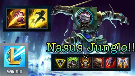 Nasus Jungle League Of Legends Wild Rift Youtube