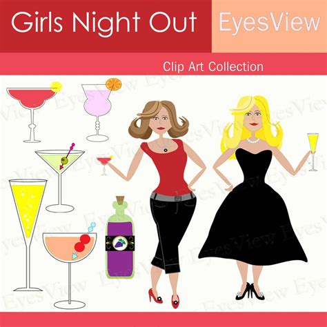 Girls Night Clipart Clipart Suggest