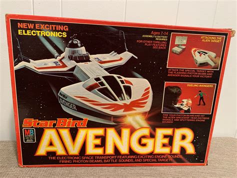 Milton Bradley Star Bird Avenger Space Ship 1979 Working Etsy