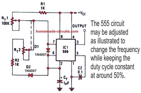 How To Generate Pwm Using Ic 555 2 Methods Explored Homemade