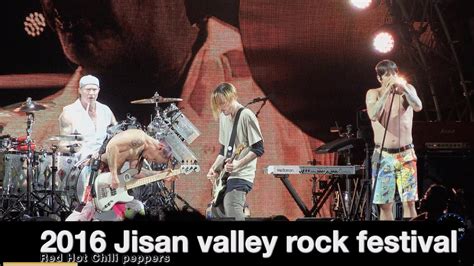 Red Hot Chili peppers 레드 핫 칠리 페퍼스 지산 Full Video Rock Music YouTube