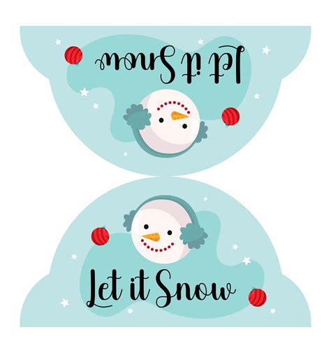 Christmas Treat Bag - 8 Free PDF Printables | Printablee