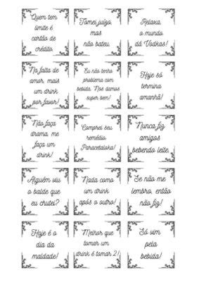 Tags Para Drinks Pdf Para Imprimir Em Pdf Gr Tis Artesanato Passo A