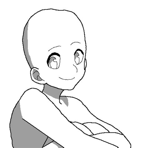 Pixilart Anime Boy Base By Xarrowdraws