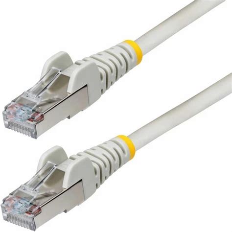 StarTech.com 50FT Cat6A 10GbE Shielded (S/FTP) Snagless Patch Cable 26AWG — White (5-Pack) (N6PAT-C6A-STP-50FT-WH-5PK)