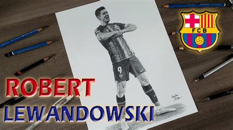 Robert Lewandowski El Nuevo Dolo Del Barcelona Drawing Robert