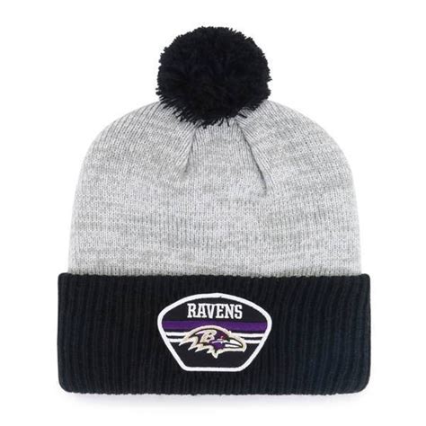 Nfl Baltimore Ravens Mens Badge Knit Beanie Gray 1 Ct Shipt